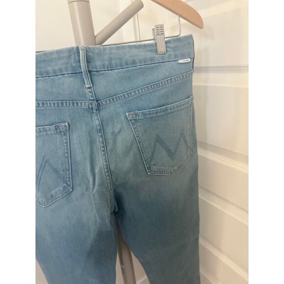 Mother The Looker Ankle Fray Jeans Hold My Hand Size 32 - Picture 8 of 11